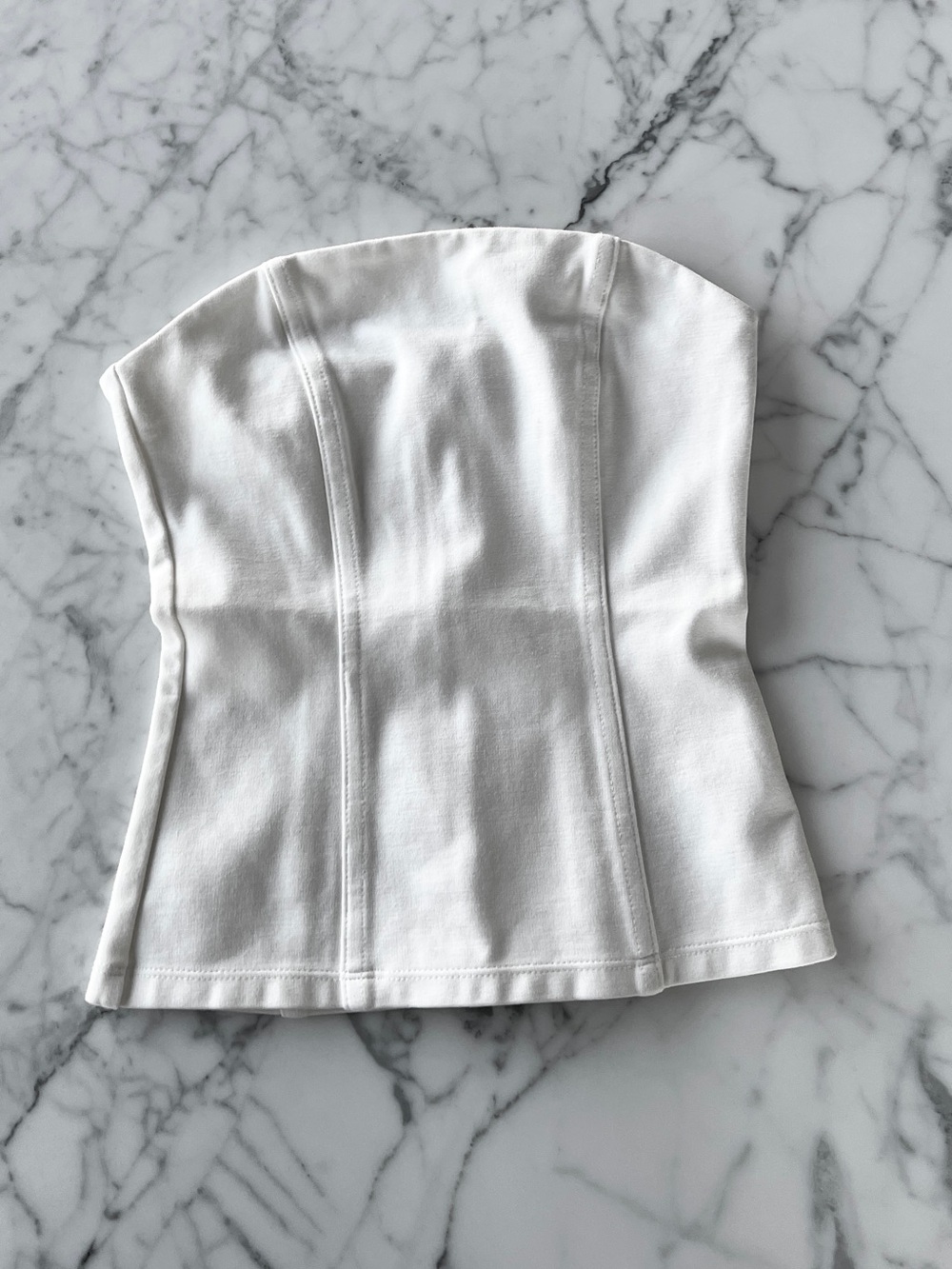 BNWOT Talula Ivory Strapless Structured Bustier